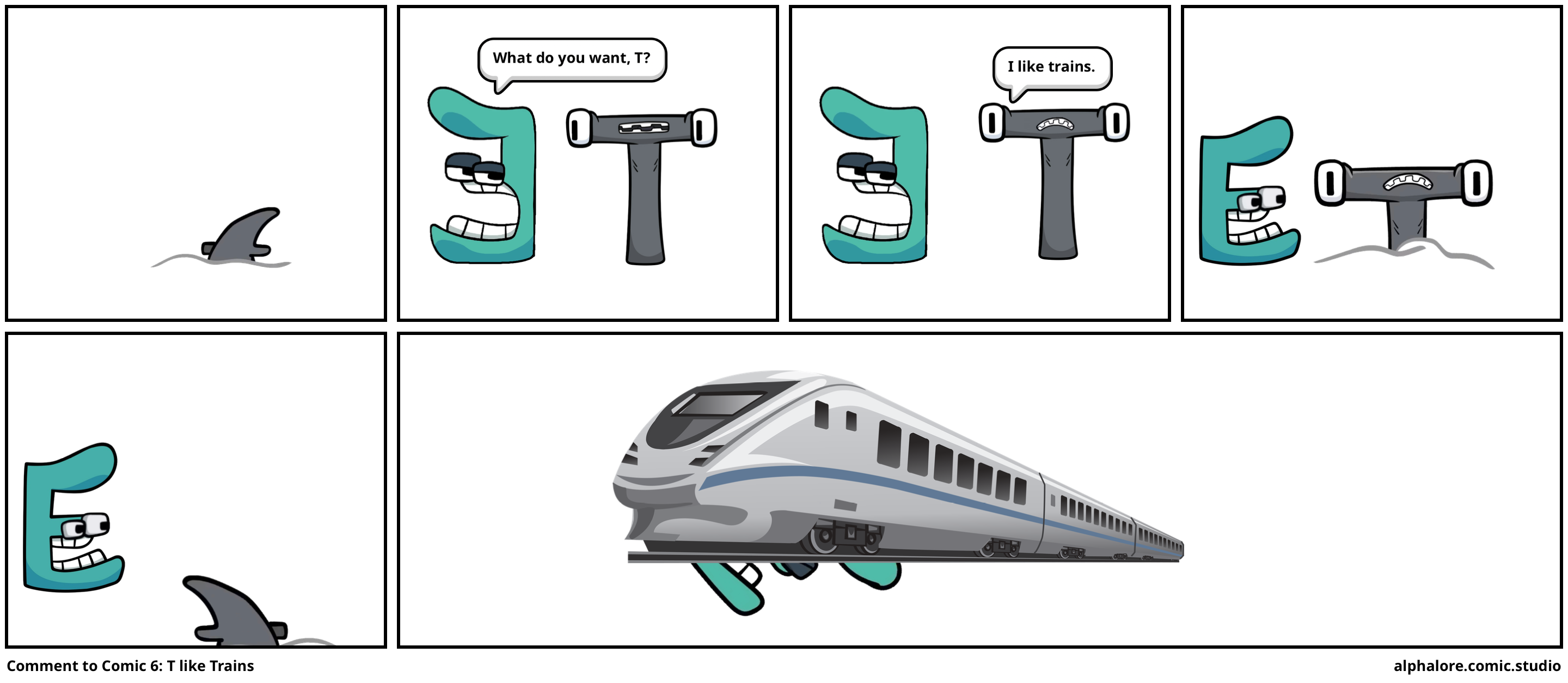 Comment to Comic 6: T like Trains
