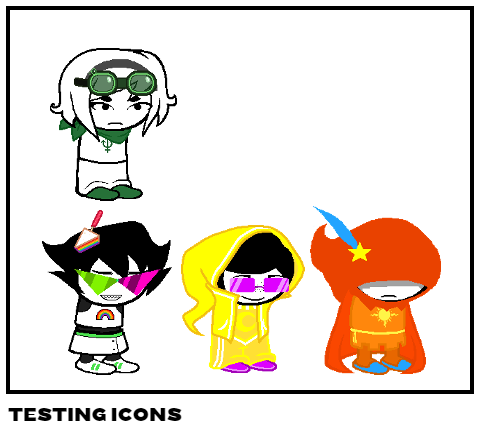 testing icons