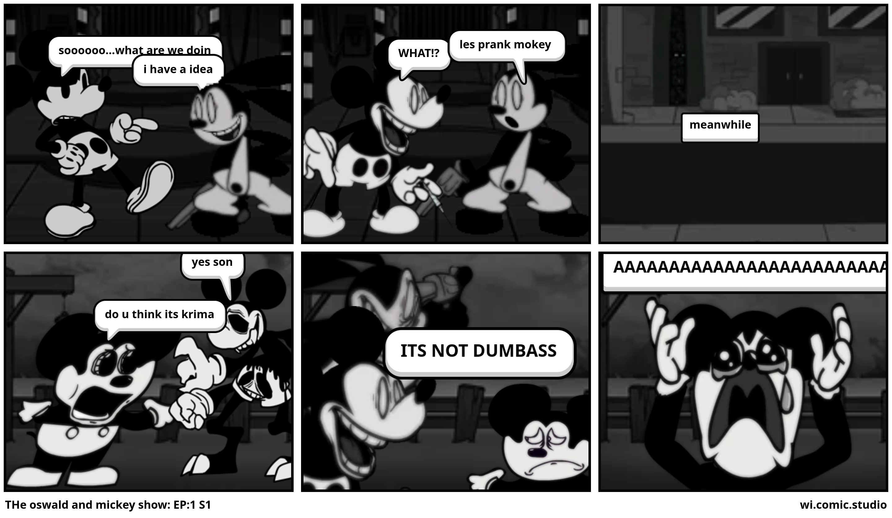 THe oswald and mickey show: EP:1 S1