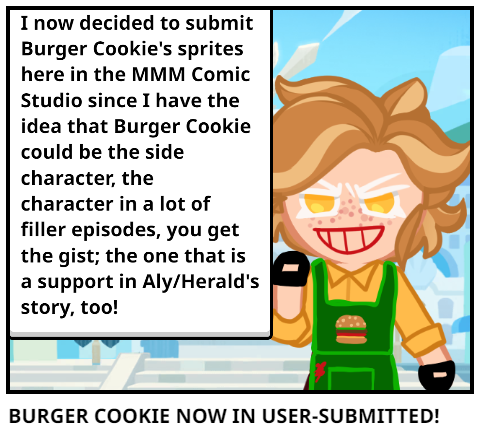 BURGER COOKIE NOW IN USER-SUBMITTED!