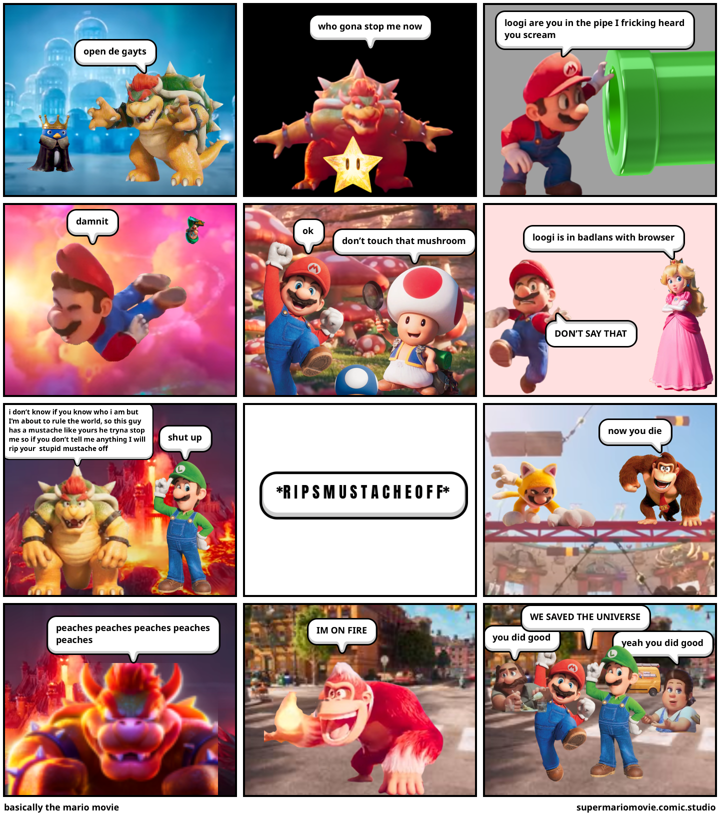 Super Mario on the PS4 Meme - Comic Studio