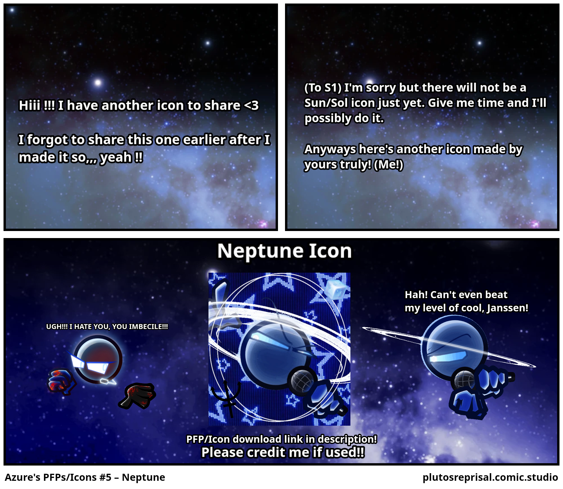 Azure's PFPs/Icons #5 – Neptune