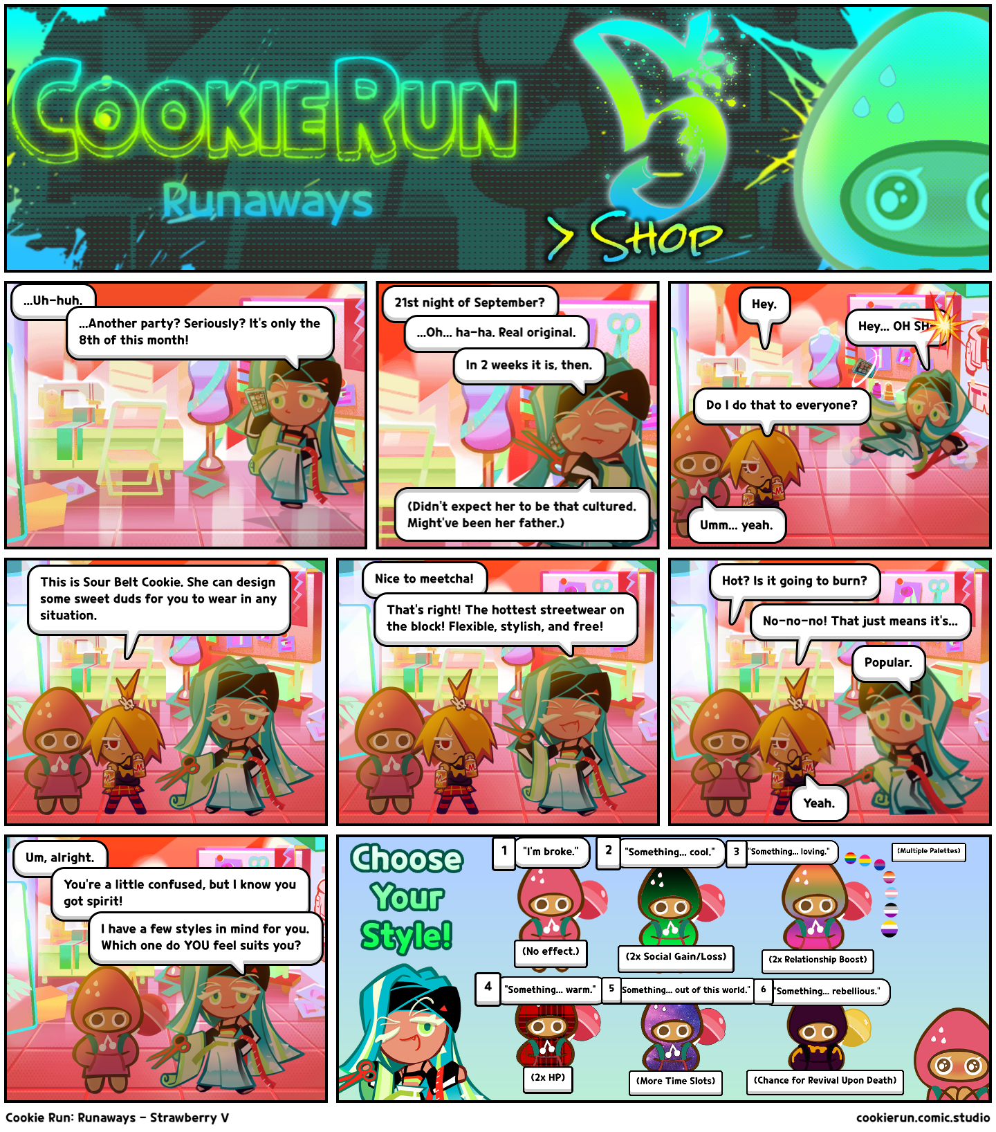 Cookie Run: Runaways - Strawberry V