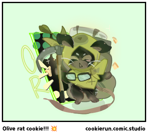 Olive rat cookie!!! 💥