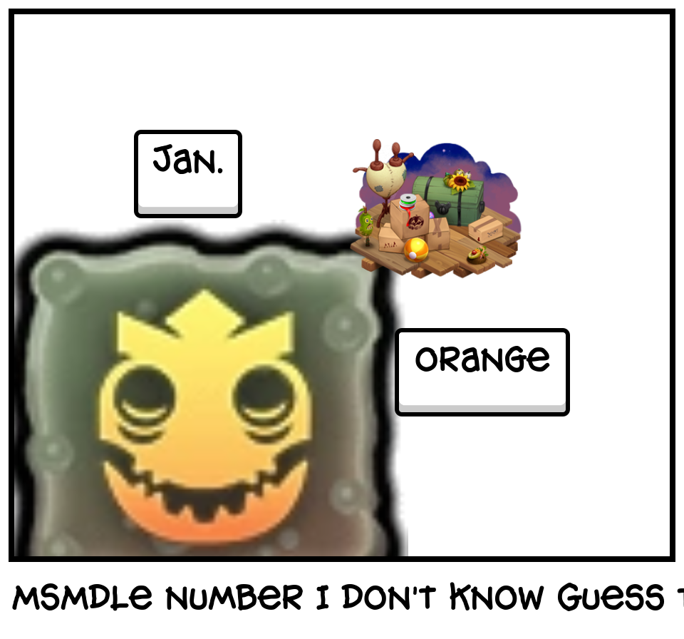 MSMdle number I don't know Guess the onster