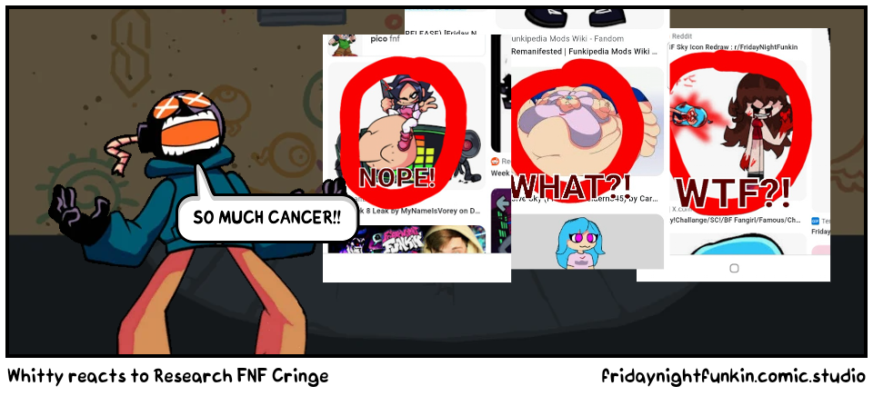 Whitty reacts to Research FNF Cringe