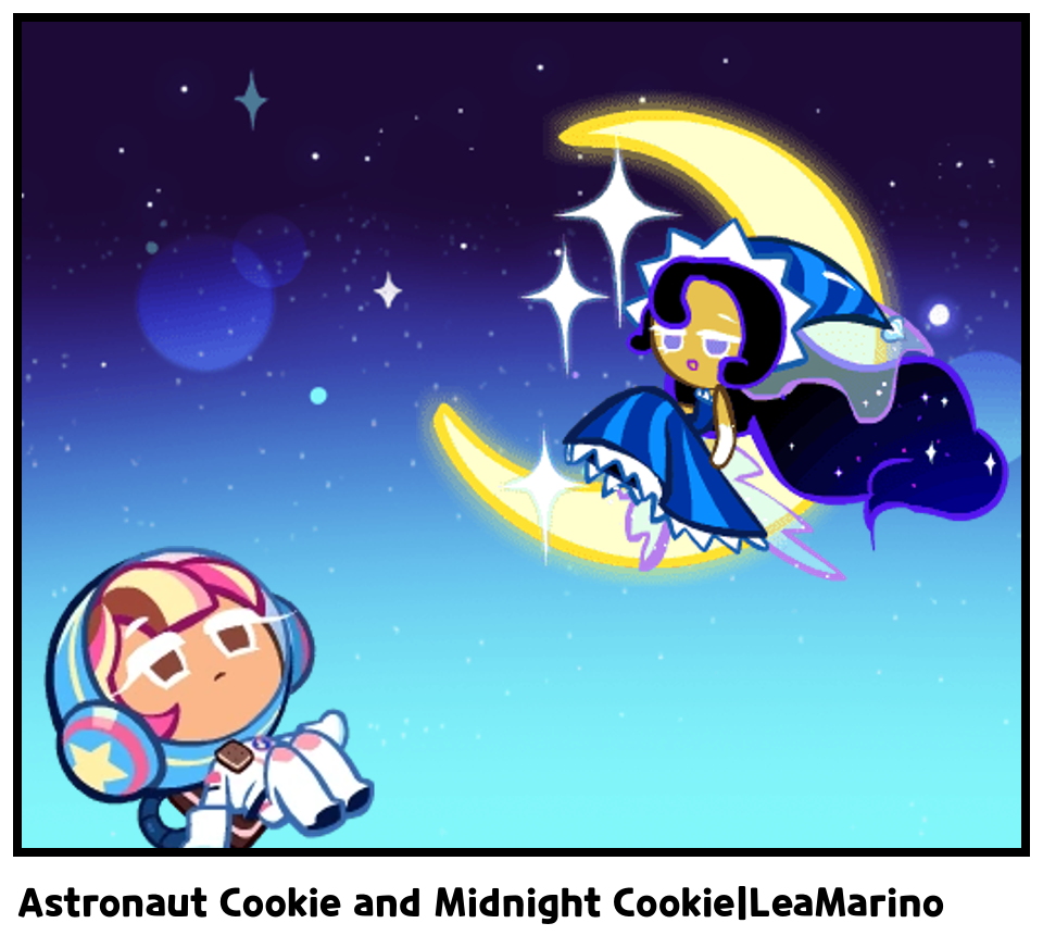 Astronaut Cookie and Midnight Cookie|LeaMarino