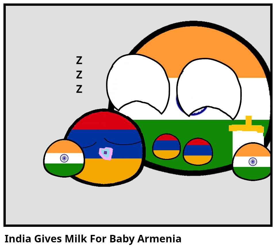 India Gives Milk For Baby Armenia