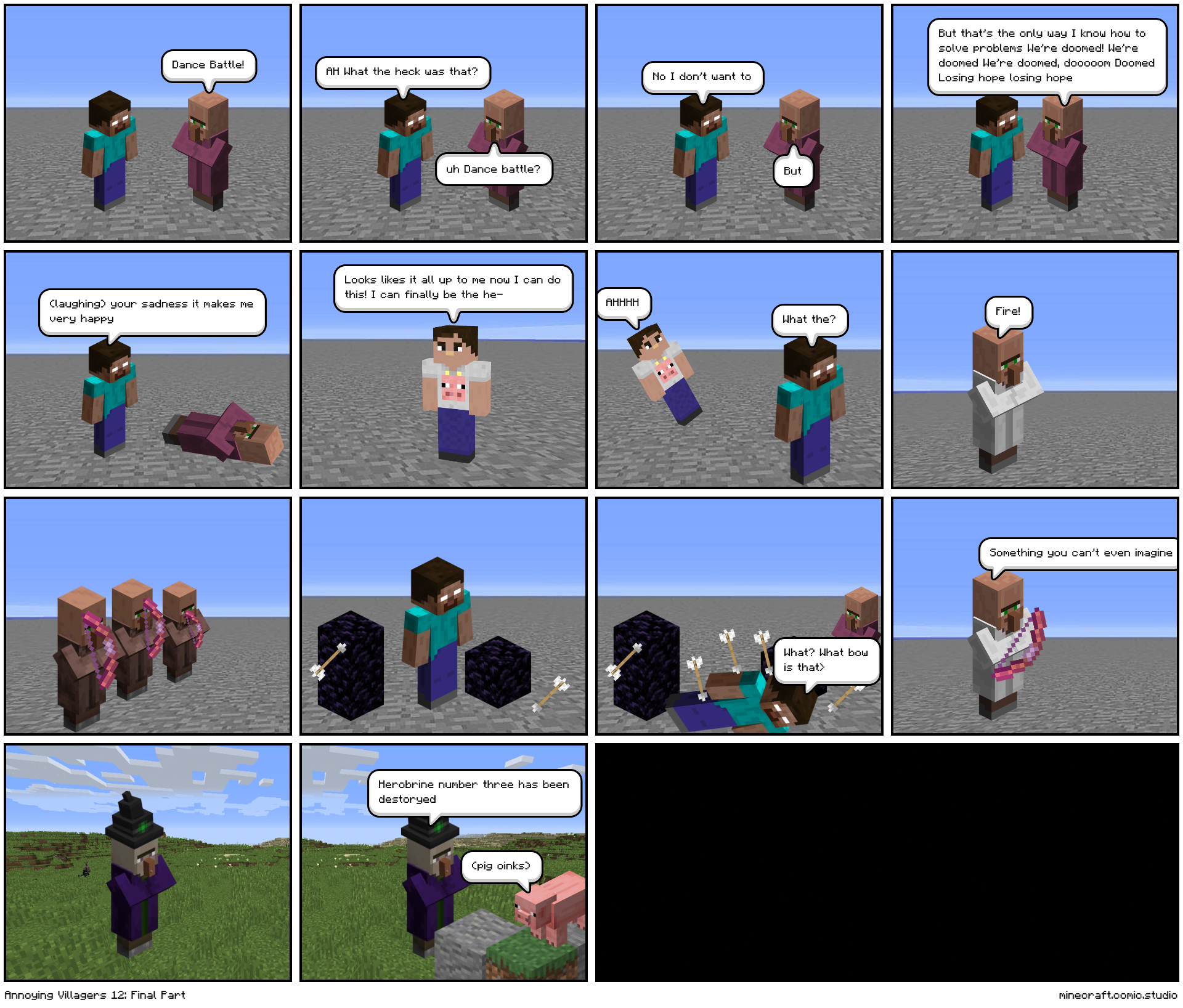 Annoying Villagers 12: Final Part - Comic Studio