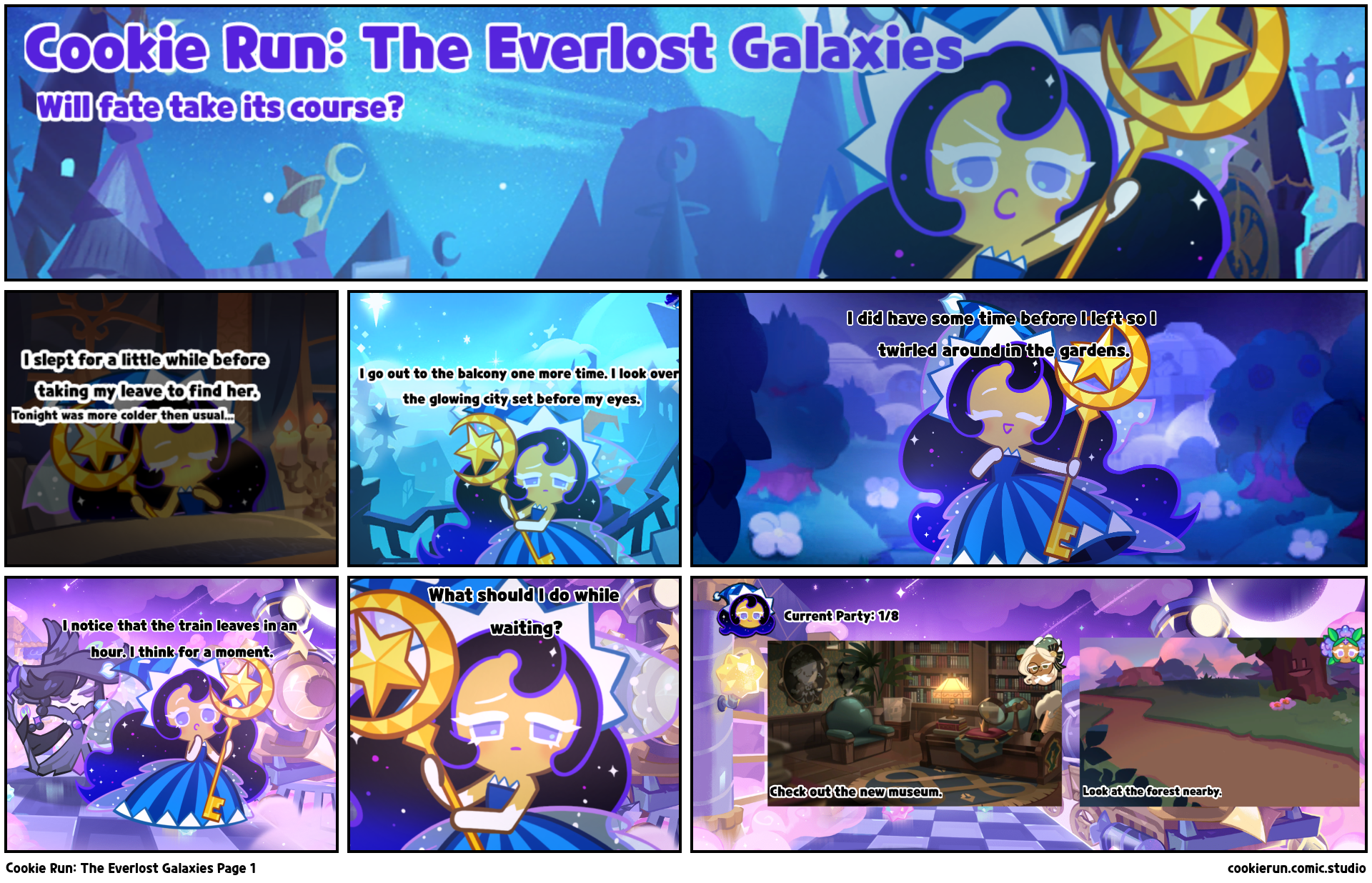 Cookie Run: The Everlost Galaxies Page 1