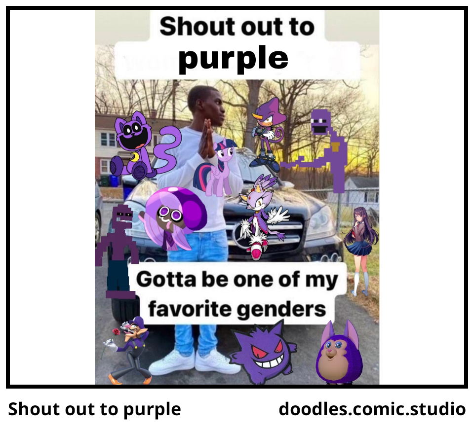 Shout out to purple