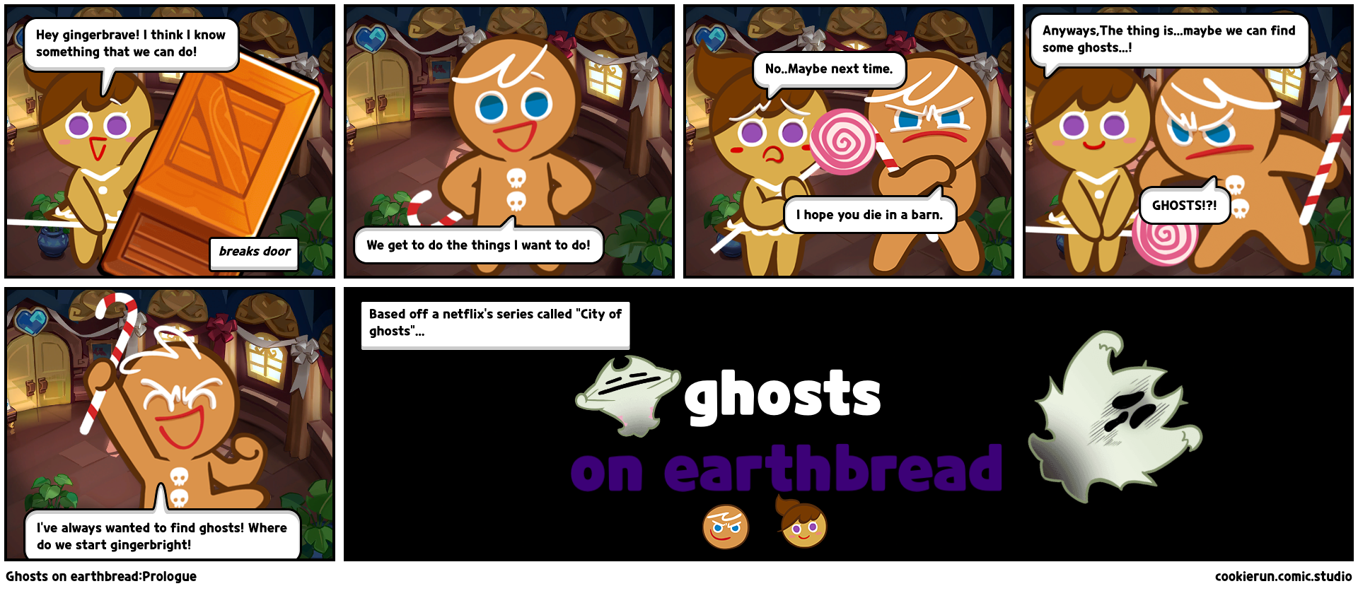 Ghosts on earthbread:Prologue