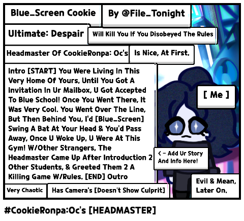 #CookieRonpa:Oc's [HEADMASTER]