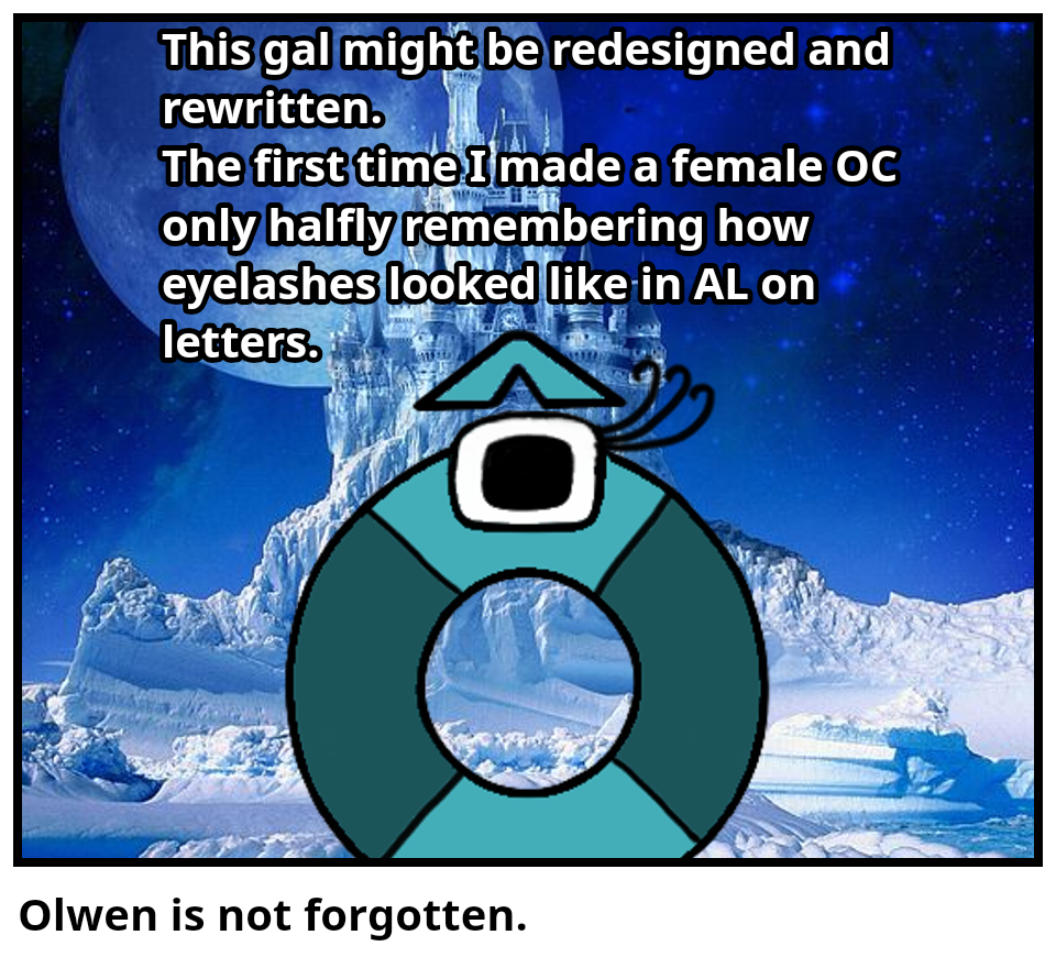 Olwen is not forgotten. 