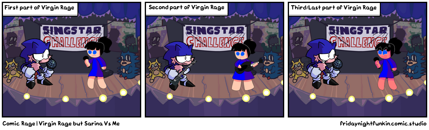 Comic Rage | Virgin Rage but Sarina Vs Me