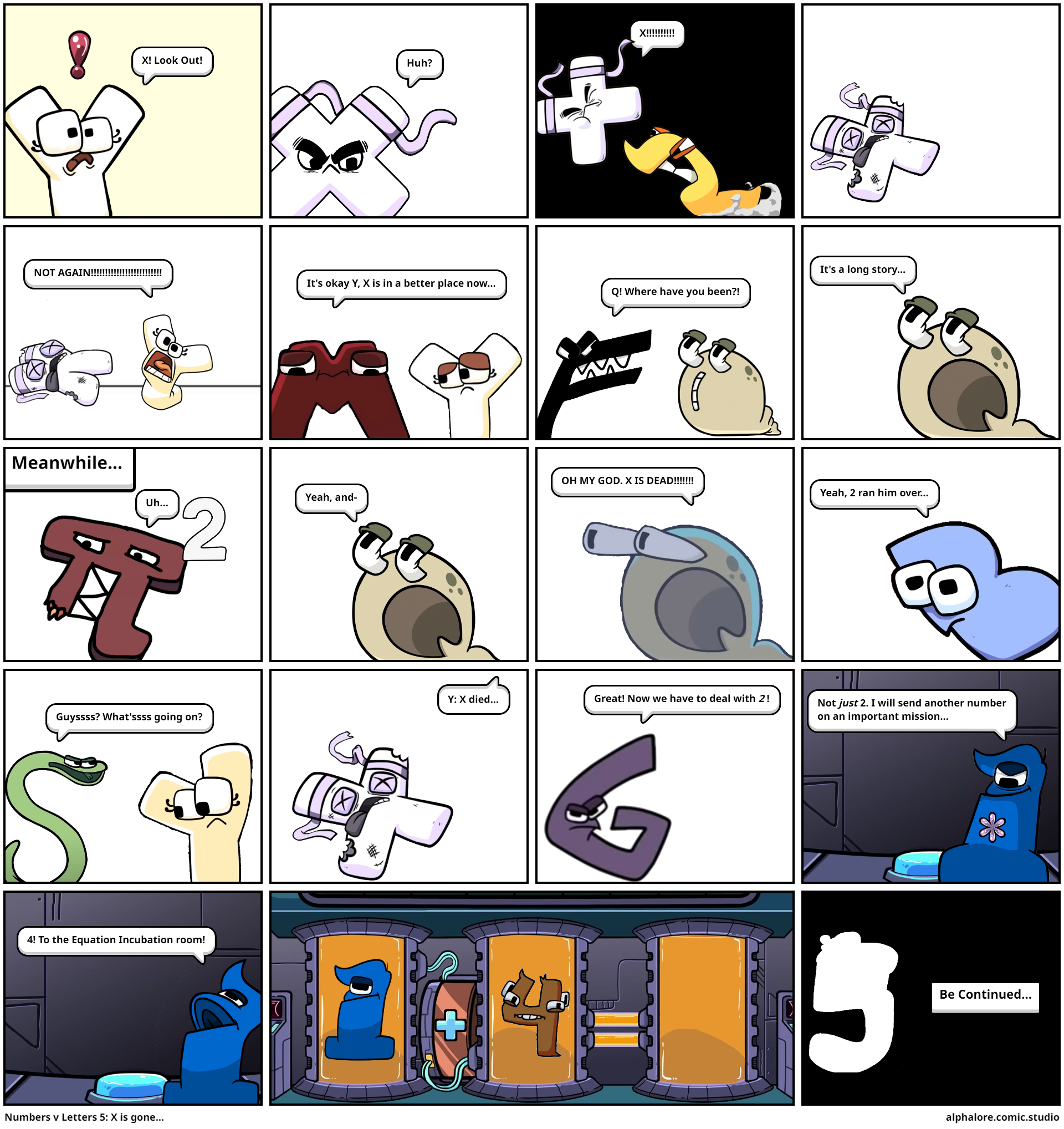 Number Lore - 1 to 5 (Alphabet Lore) - Comic Studio