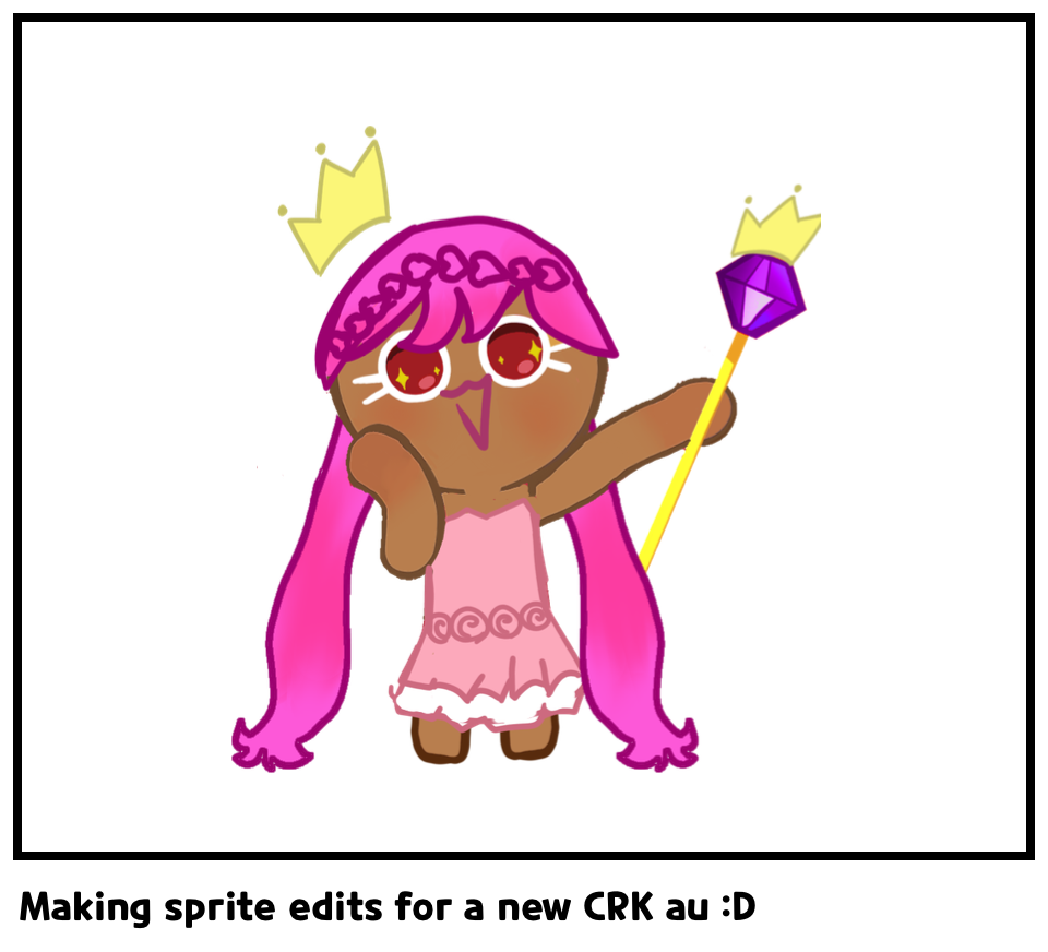 Making sprite edits for a new CRK au :D