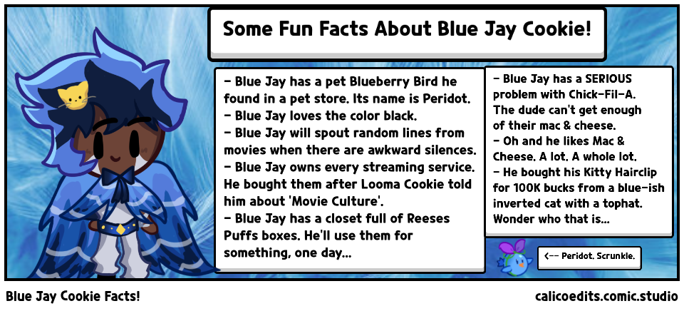 Blue Jay Cookie Facts!