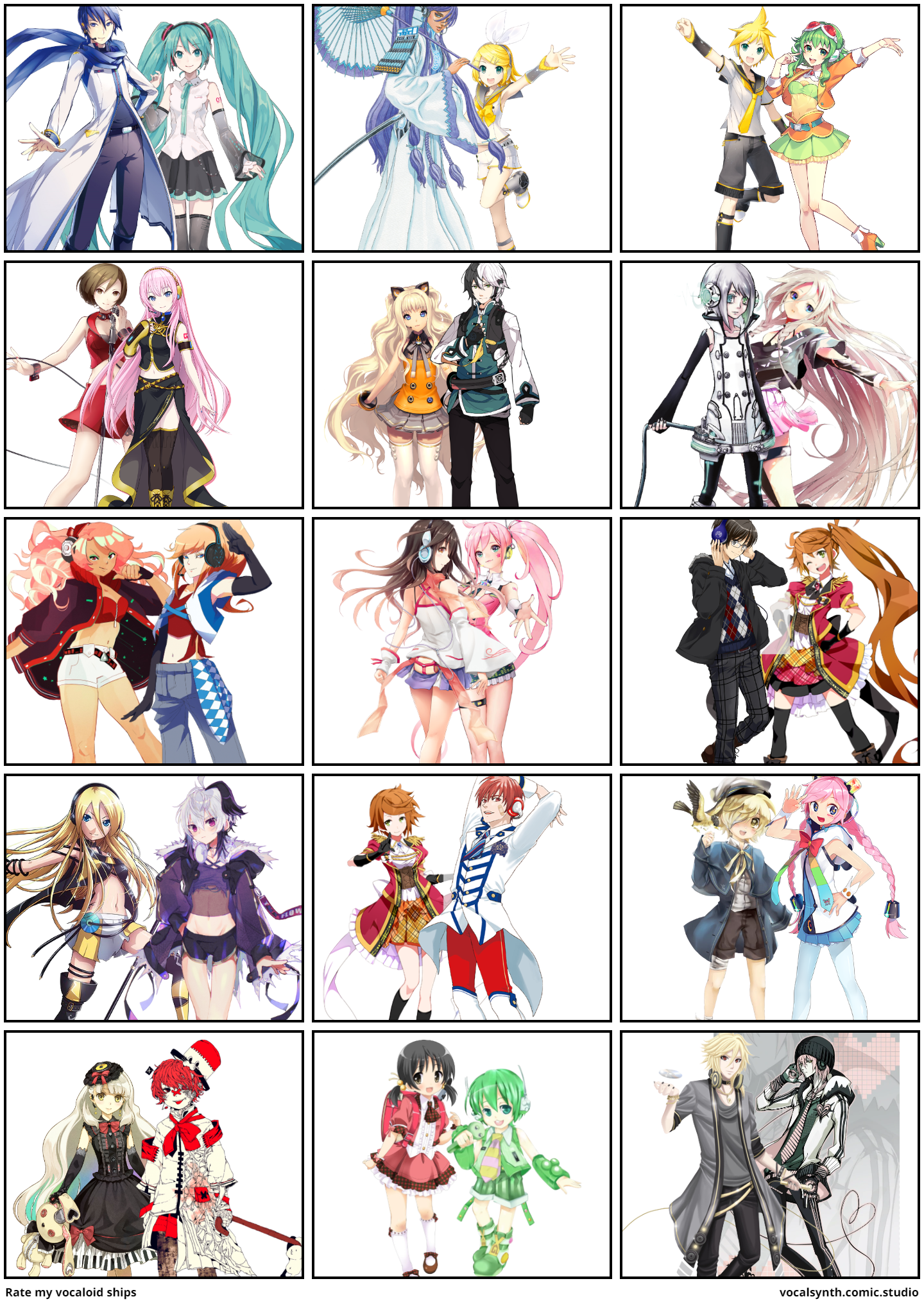 Rate my vocaloid ships