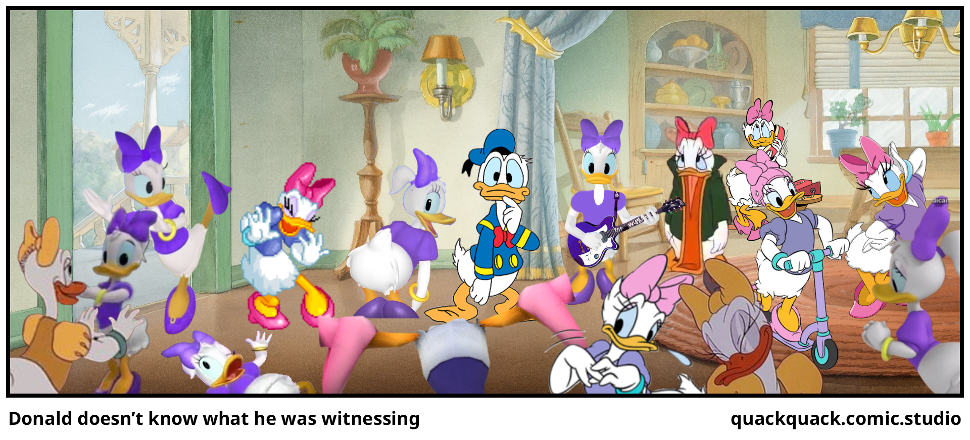 Donald doesn’t know what he was witnessing 