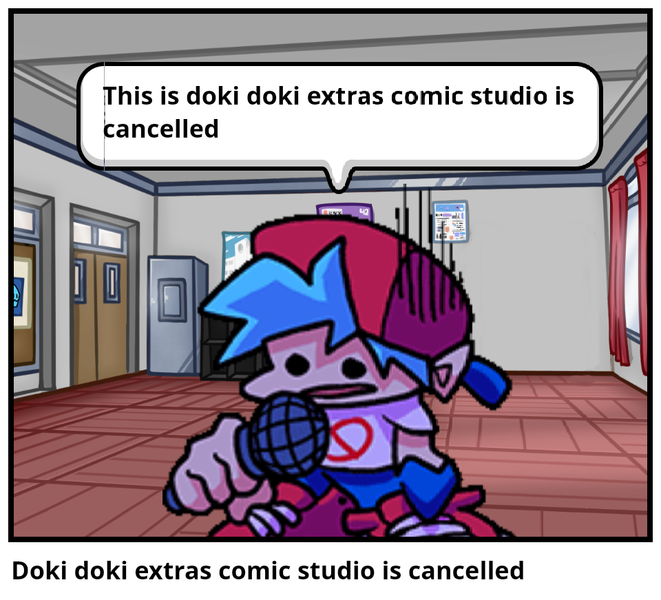 Doki doki extras comic studio is cancelled