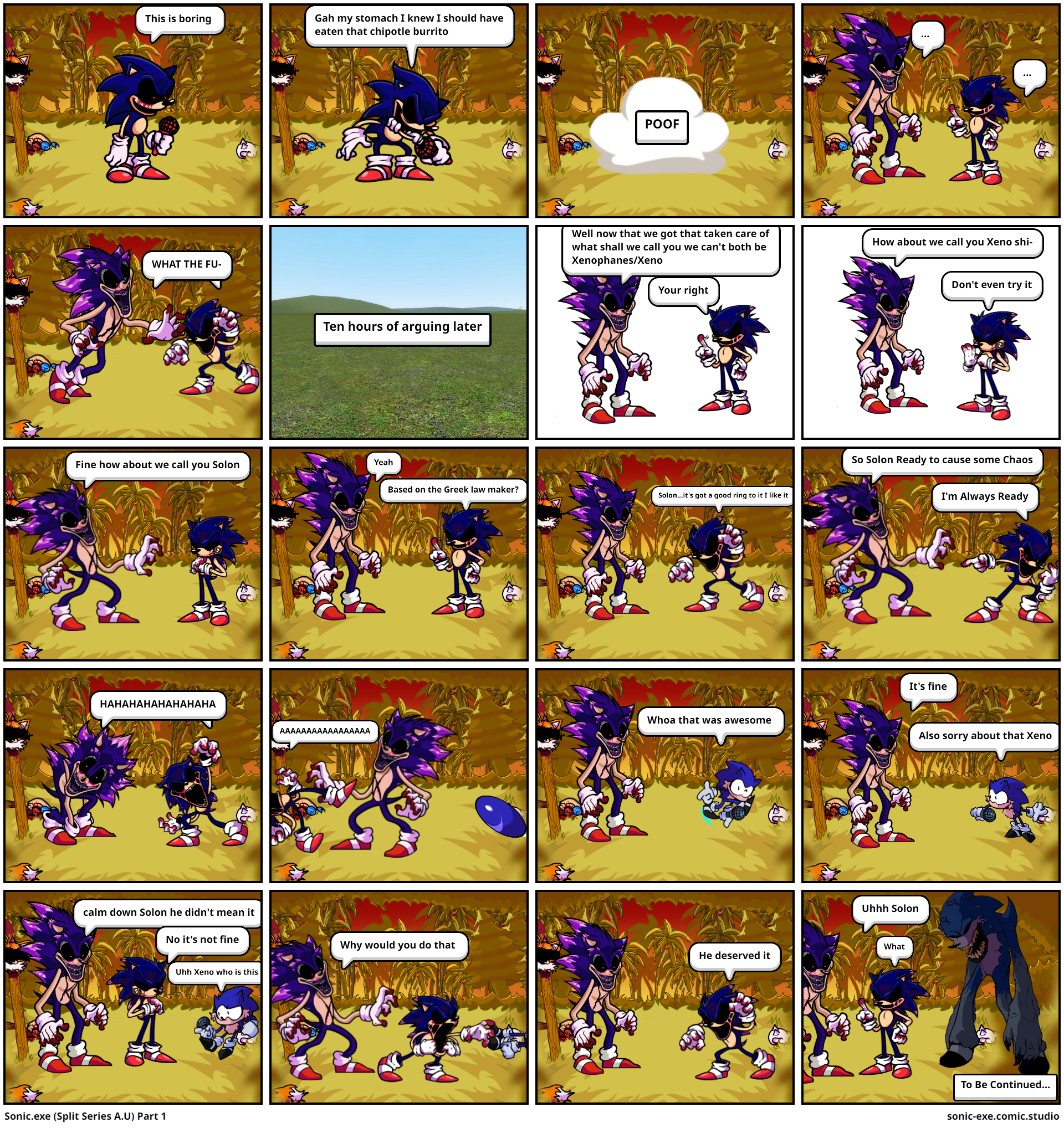 Sonic.exe (Split Series A.U) Part 1