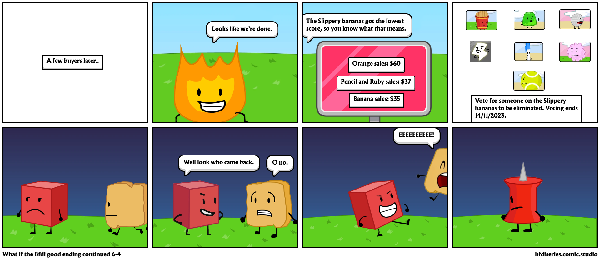 What if the Bfdi good ending continued 6-4 - Comic Studio