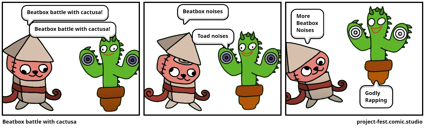 Beatbox battle with cactusa