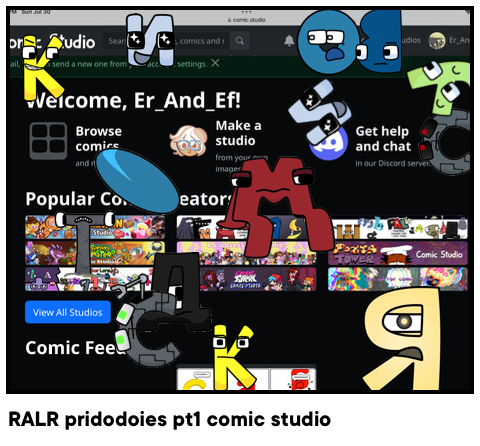 RALR pridodoies pt1 comic studio