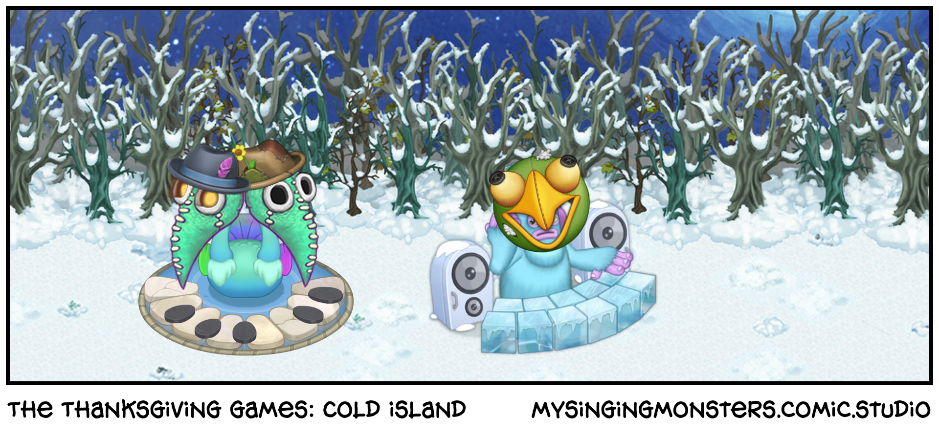 The Thanksgiving games: Cold island