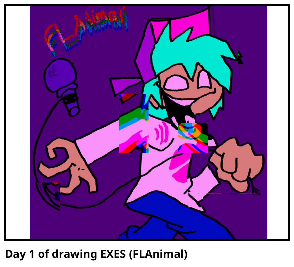 Day 1 of drawing EXES (FLAnimal)