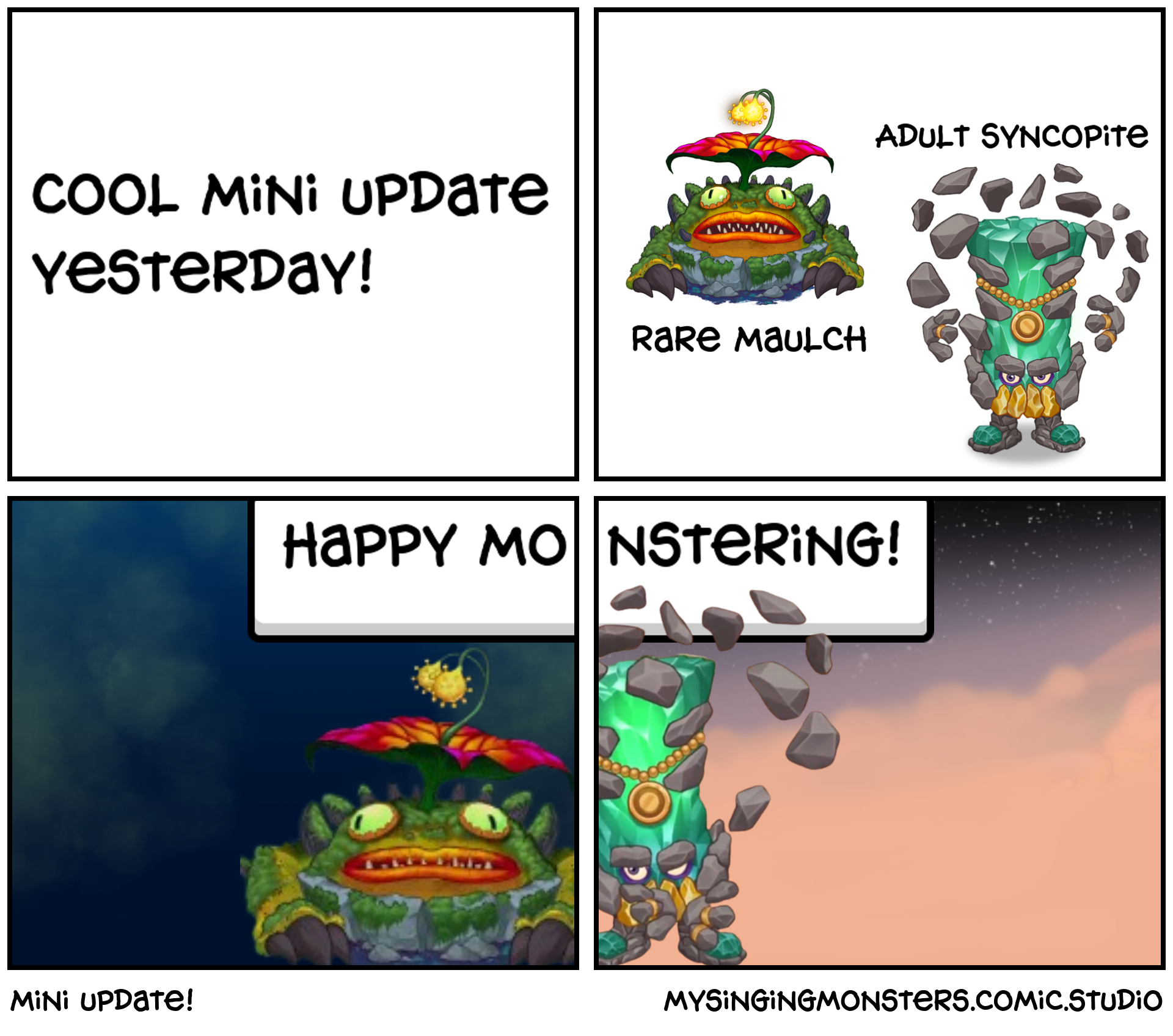 Mini update!