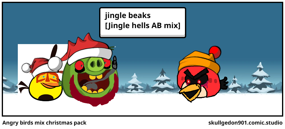 Angry birds mix christmas pack