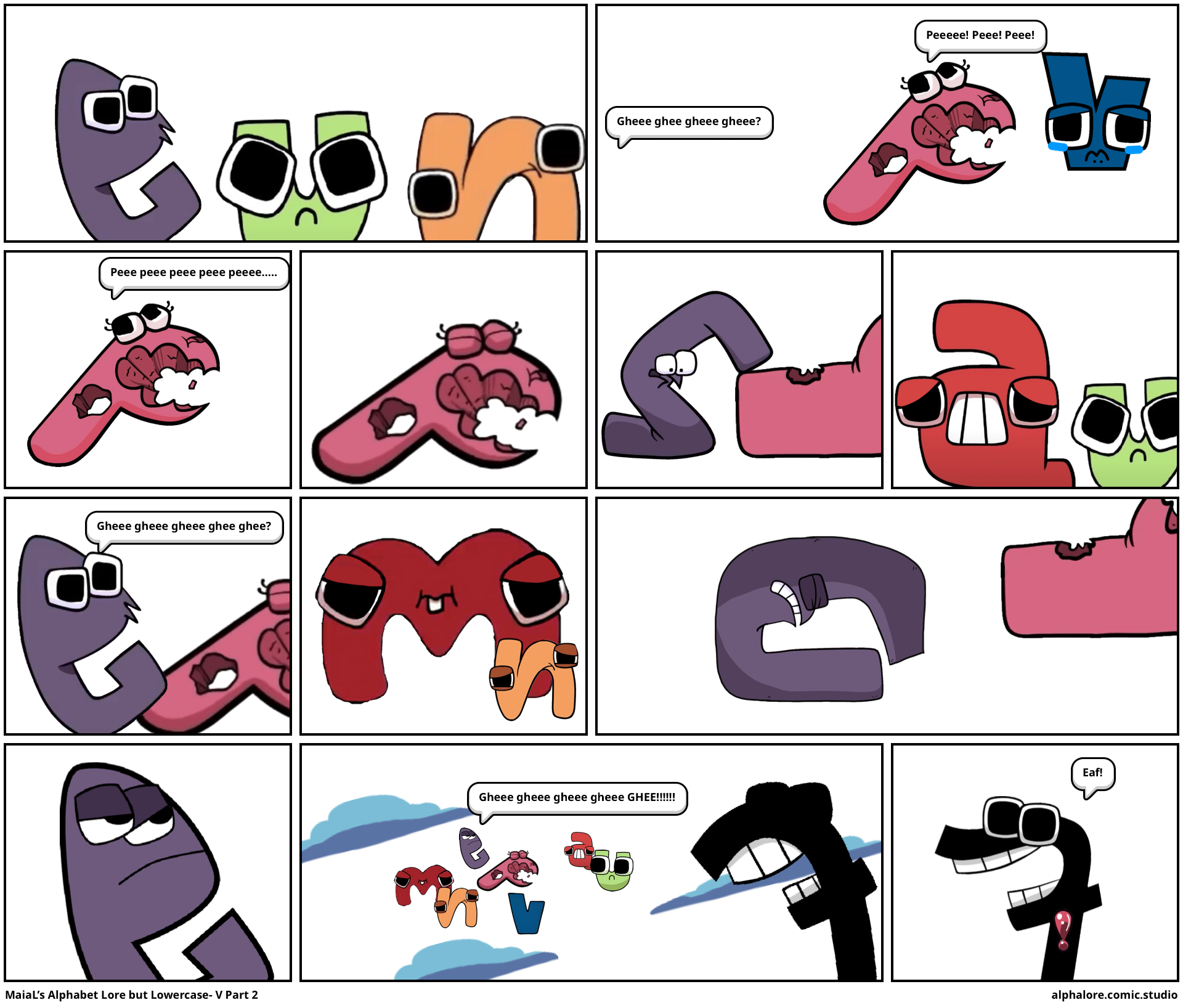 MaiaL's alphabet lore but lowercase: Y part 4 - Comic Studio