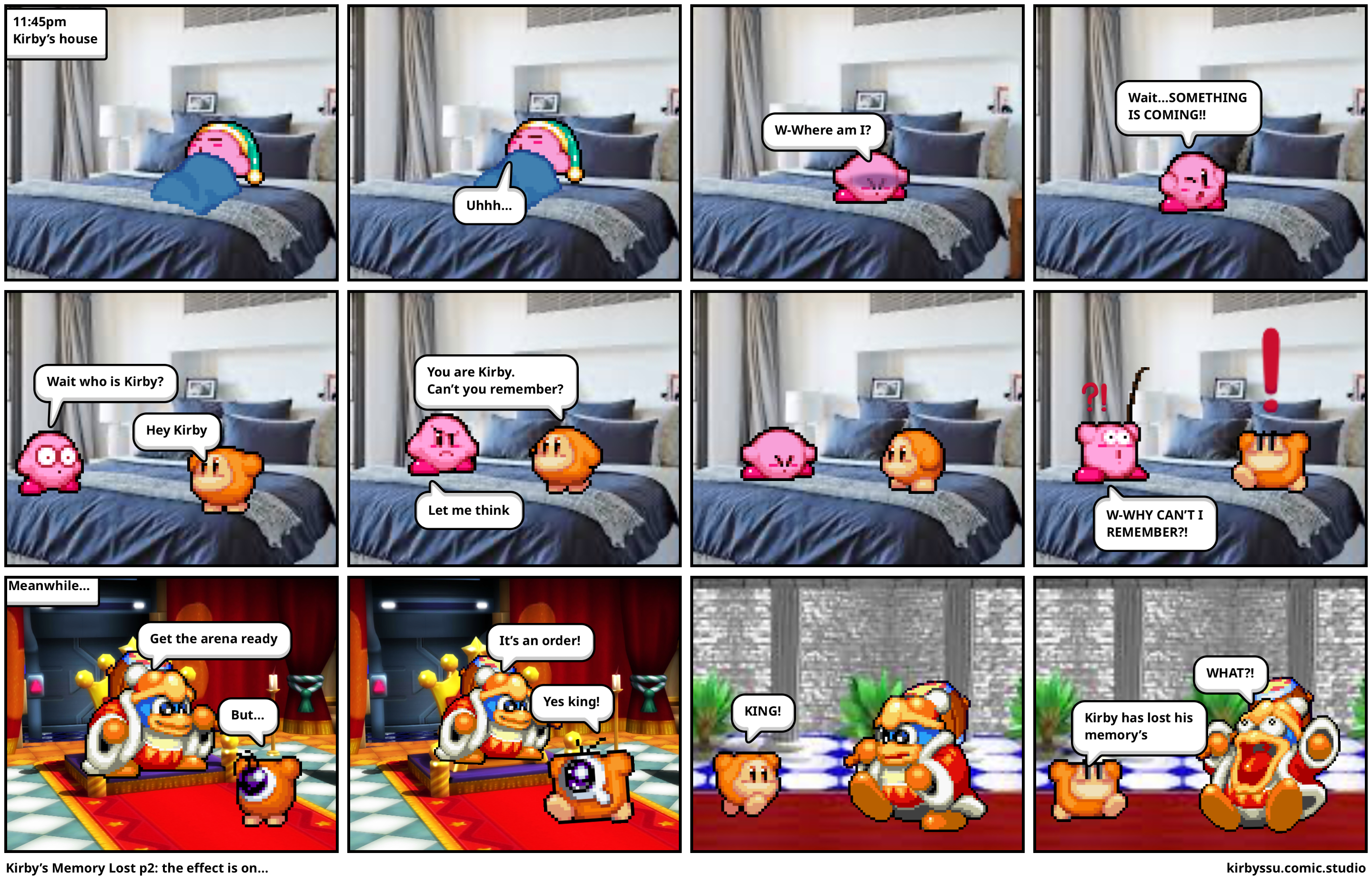Kirby’s Memory Lost p2: the effect is on…