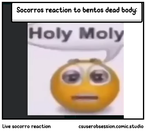 Live socorro reaction