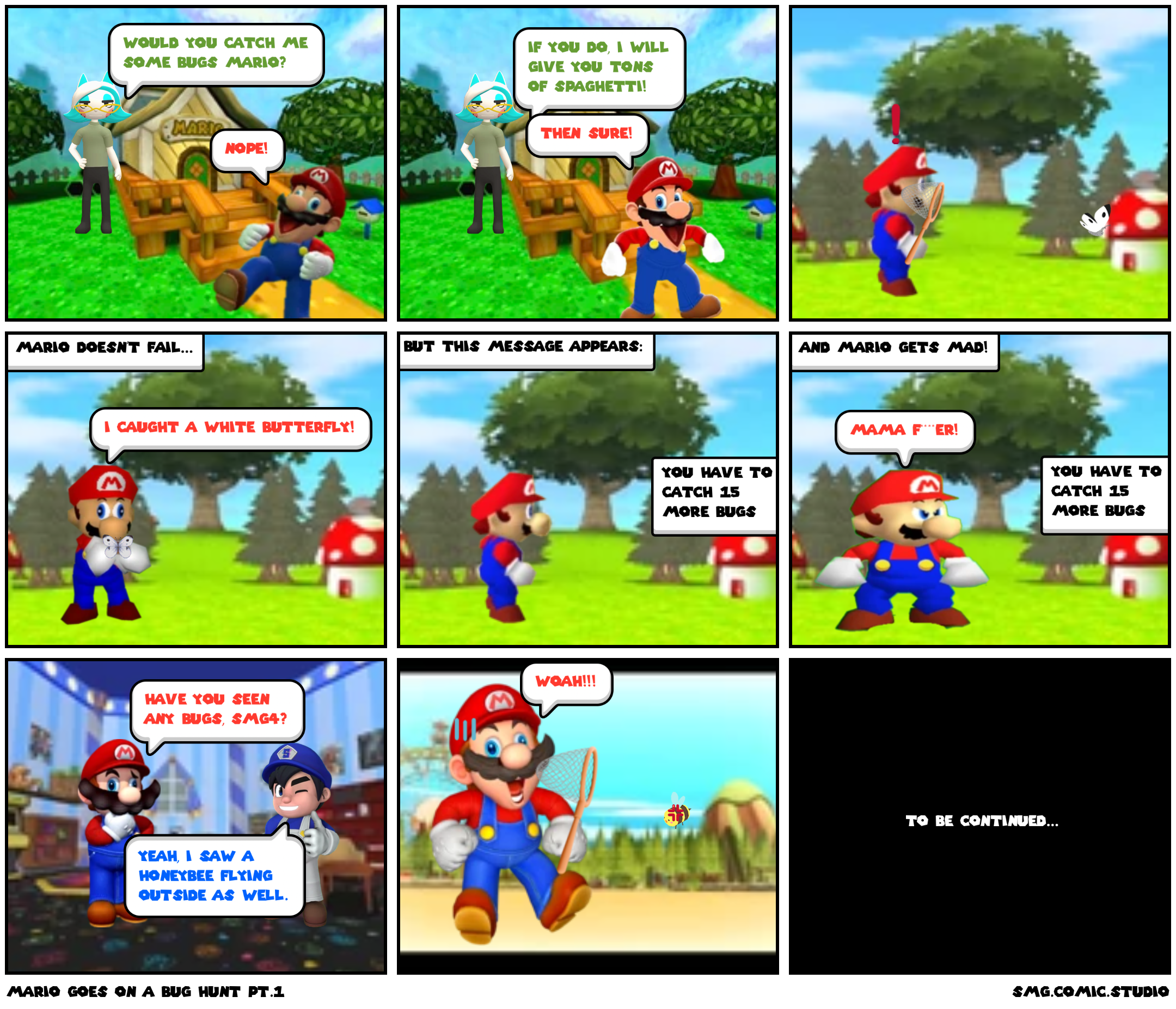 Mario goes on a bug hunt pt.1