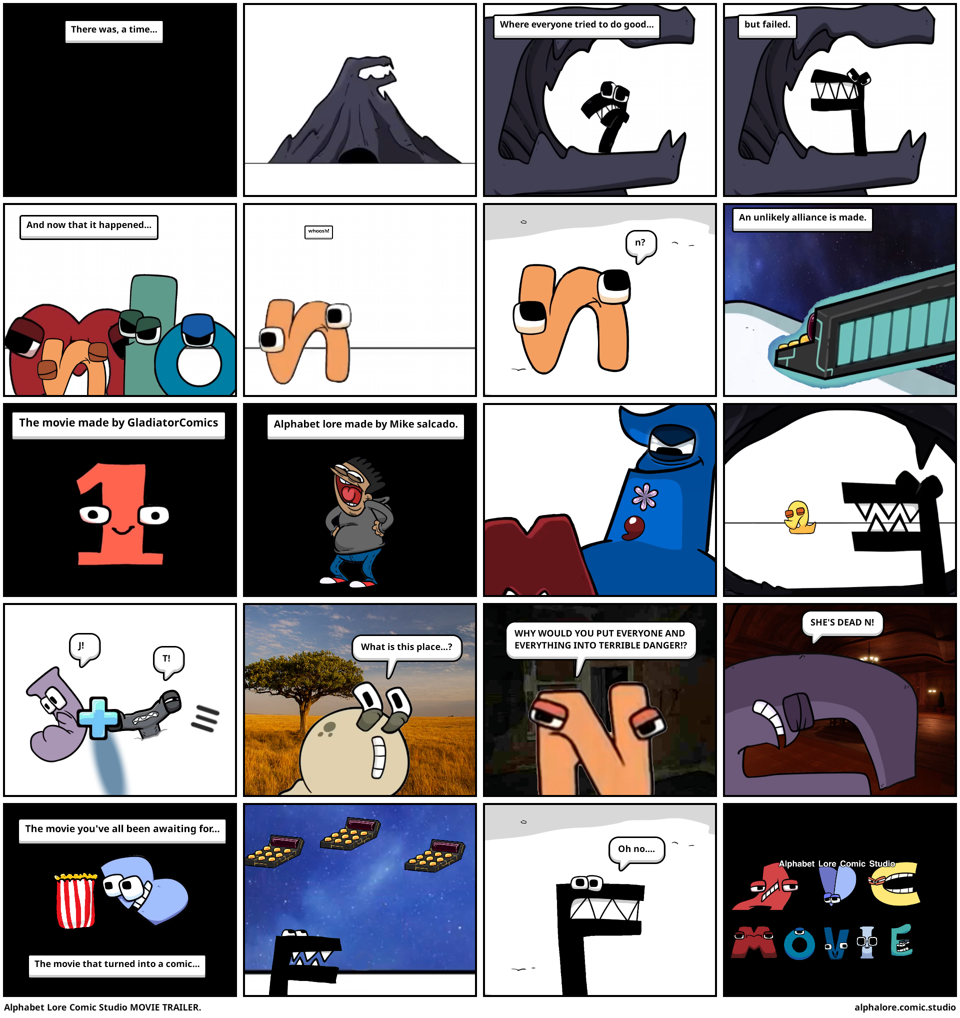 The alphabet lore watch a movie - Comic Studio