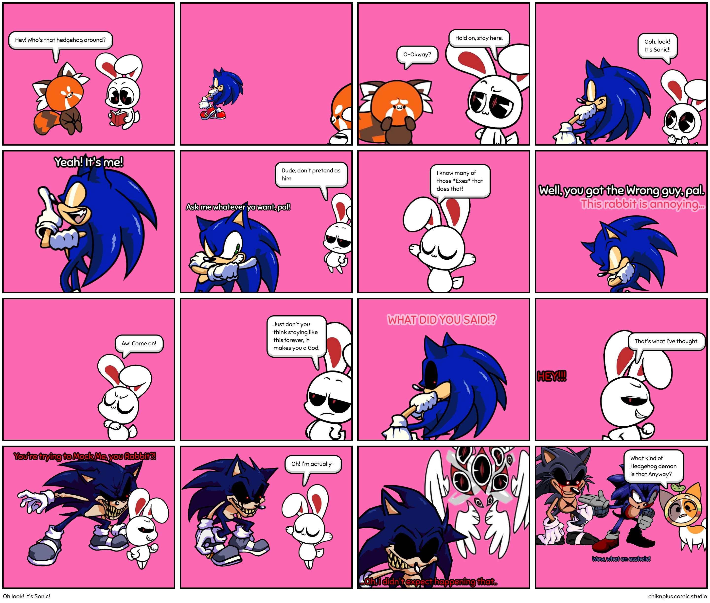 Oh look! It's Sonic!