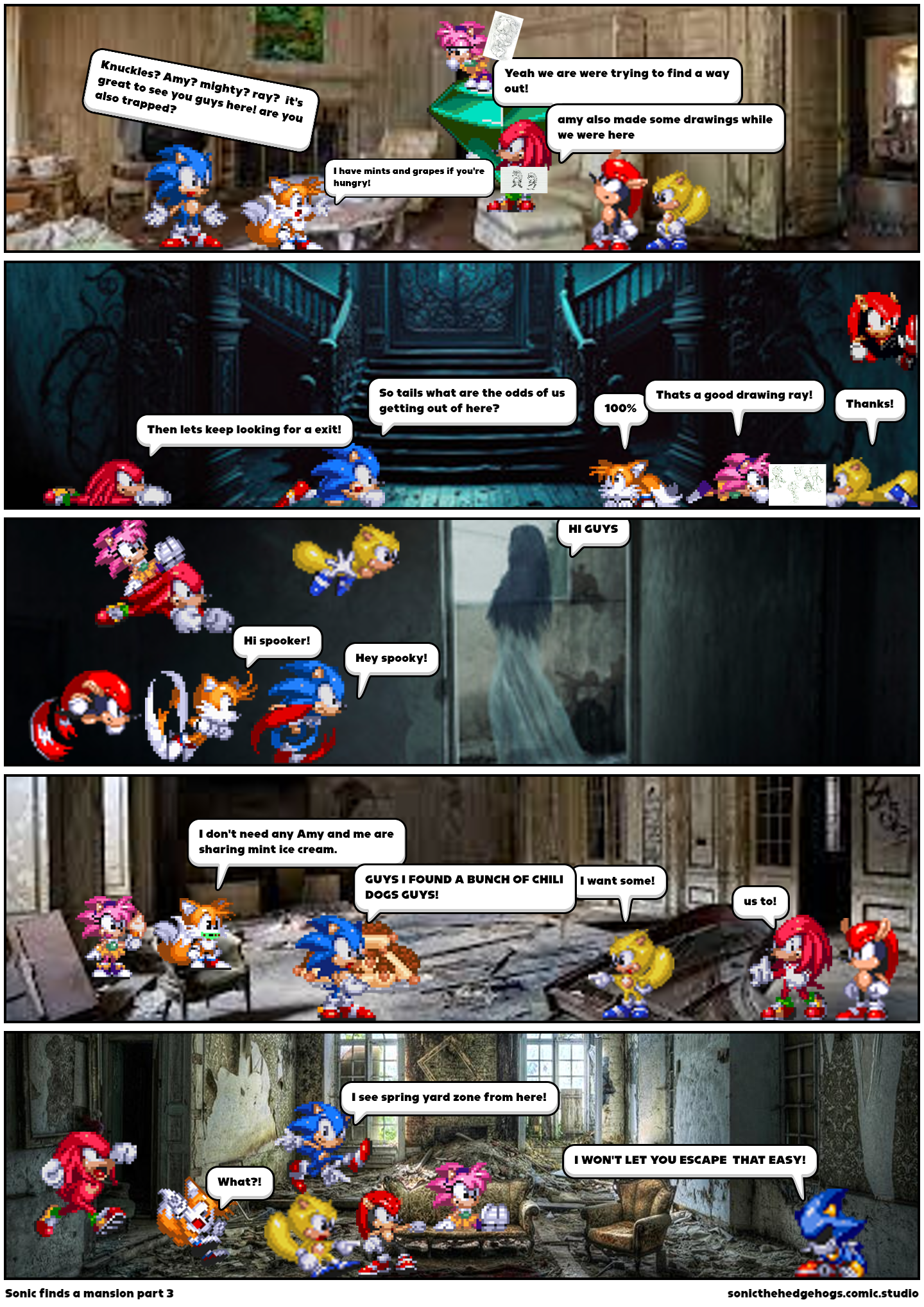 Sonic finds a mansion part 3
