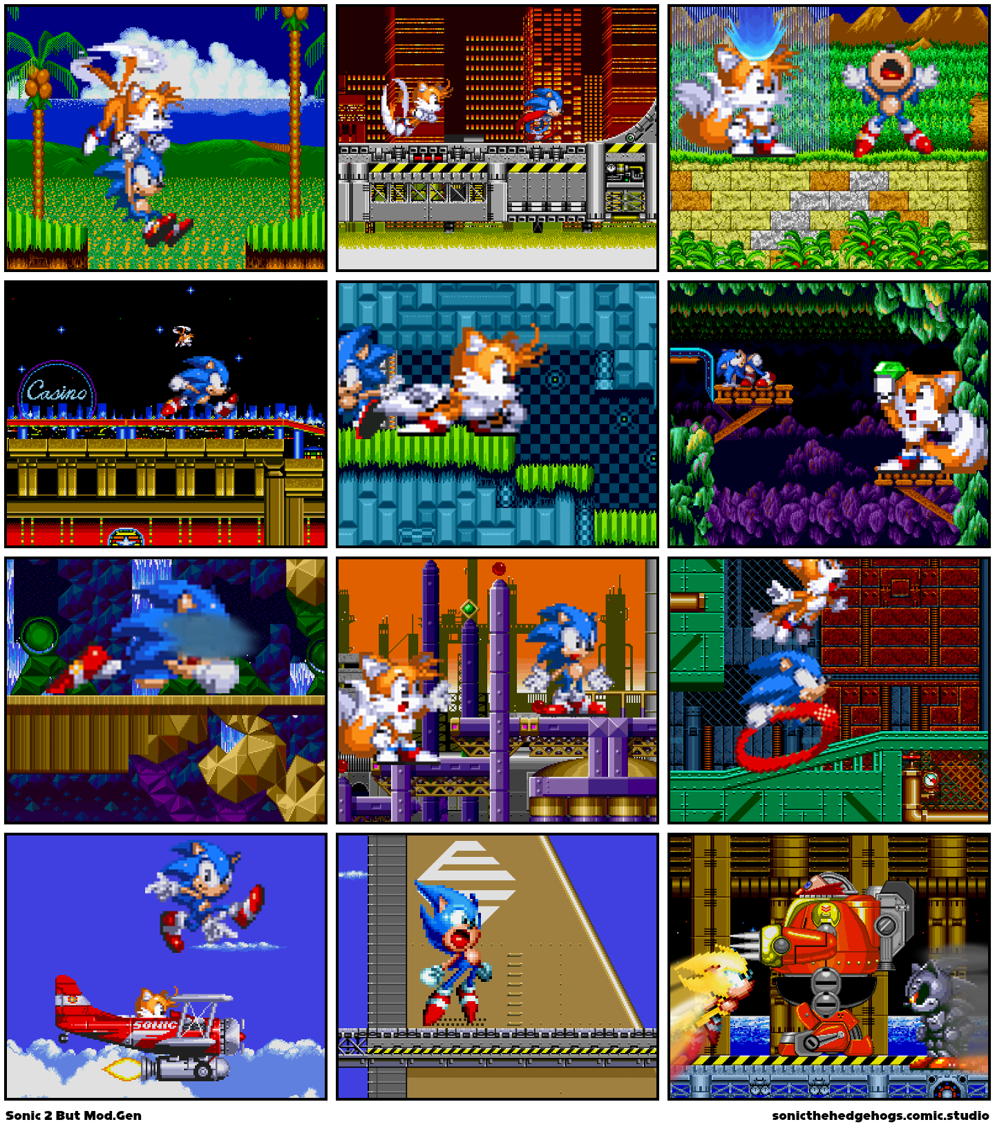Classic Sonic Forms - Comic Studio