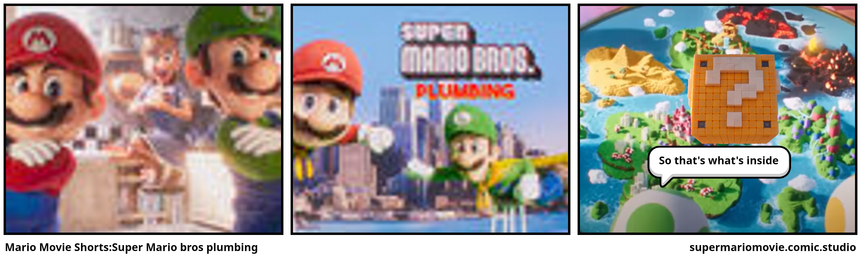 Mario Movie Shorts:Super Mario bros plumbing