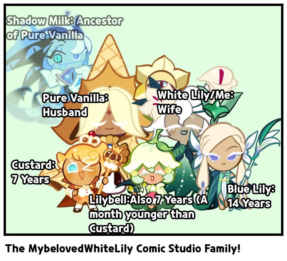 The MybelovedWhiteLily Comic Studio Family!