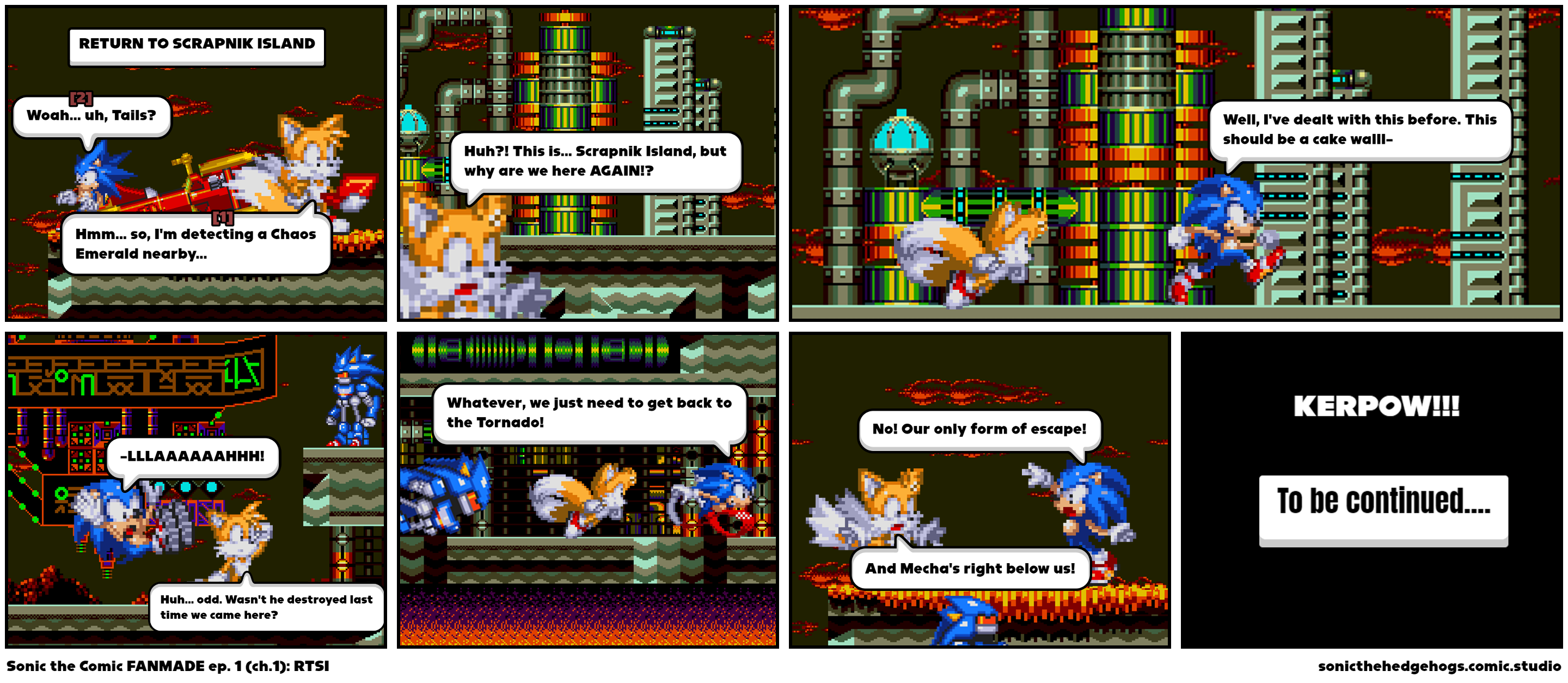 Sonic the Comic FANMADE ep. 1 (ch.1): RTSI