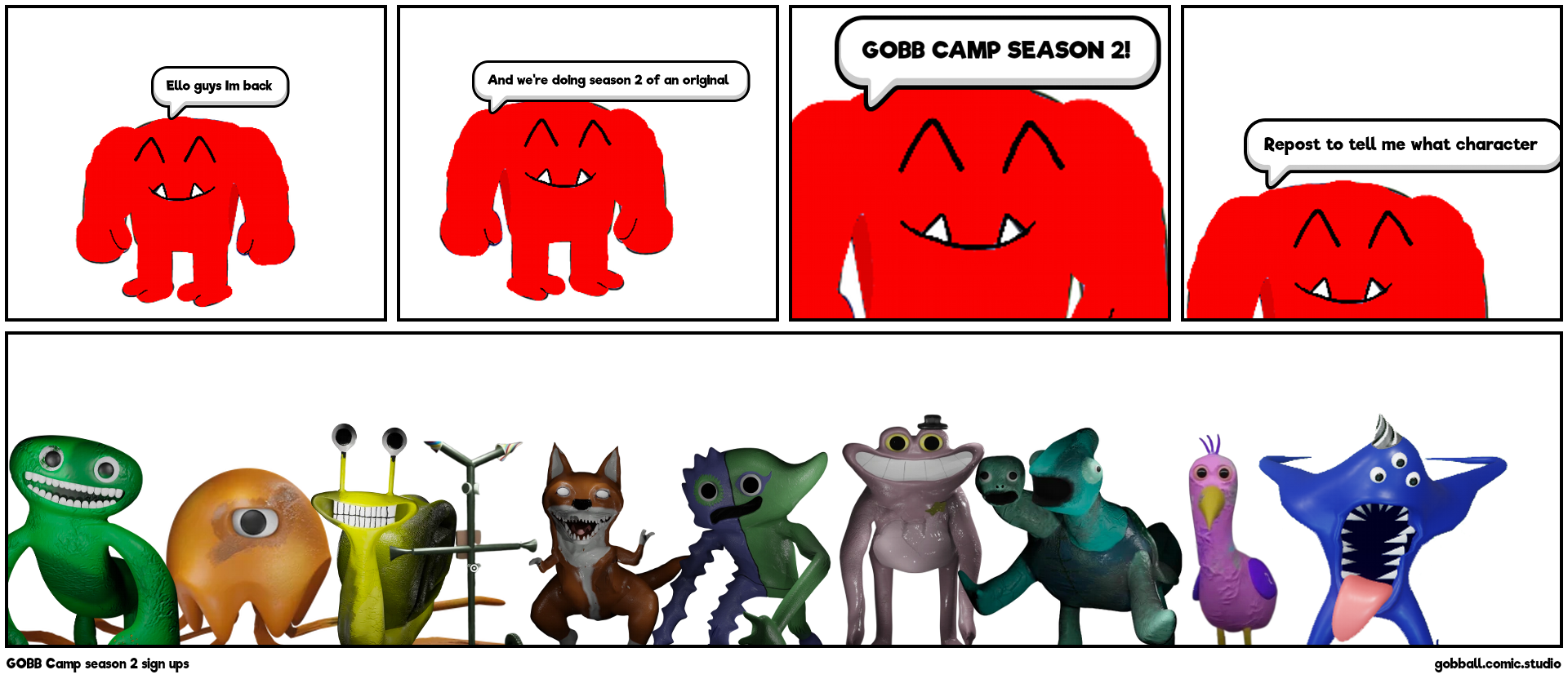 GOBB Camp season 2 sign ups