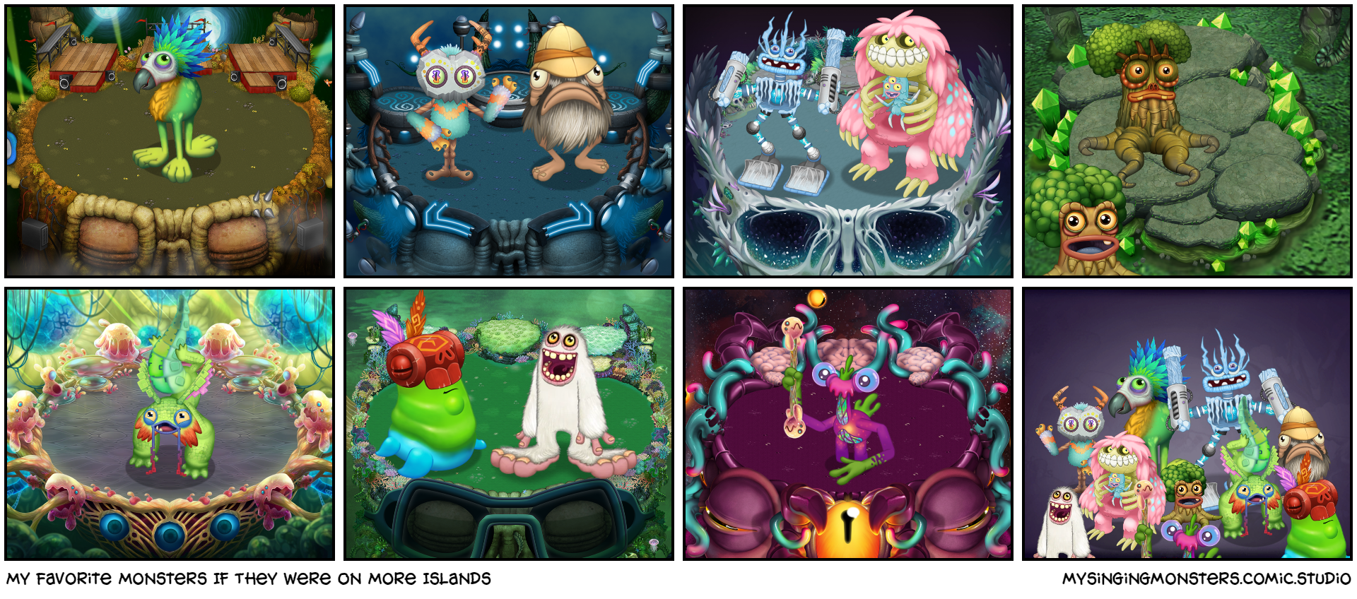 My Favorite Monsters If They Were On More Islands