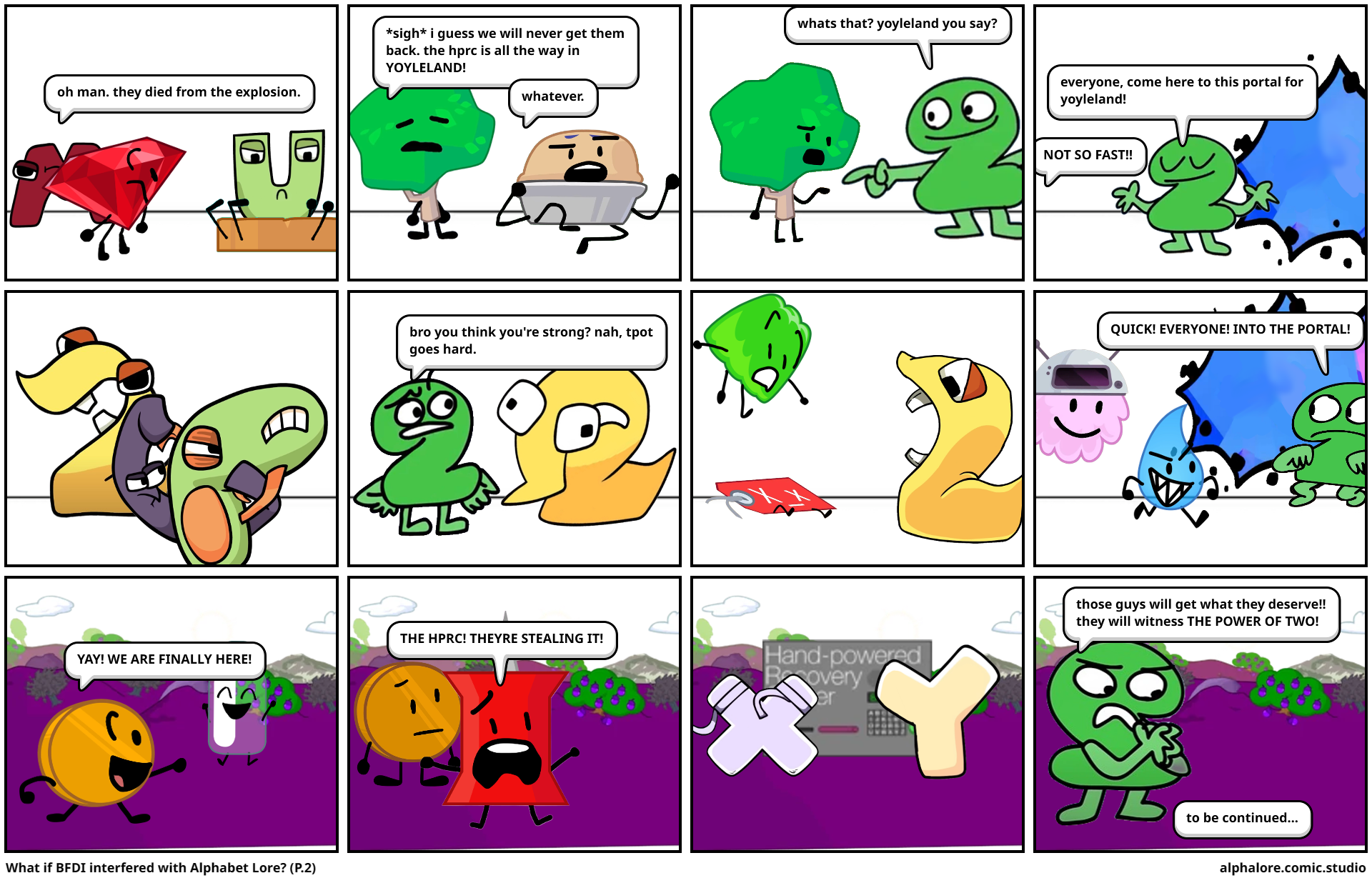 What if BFDI interfered with Alphabet Lore? (P.2)