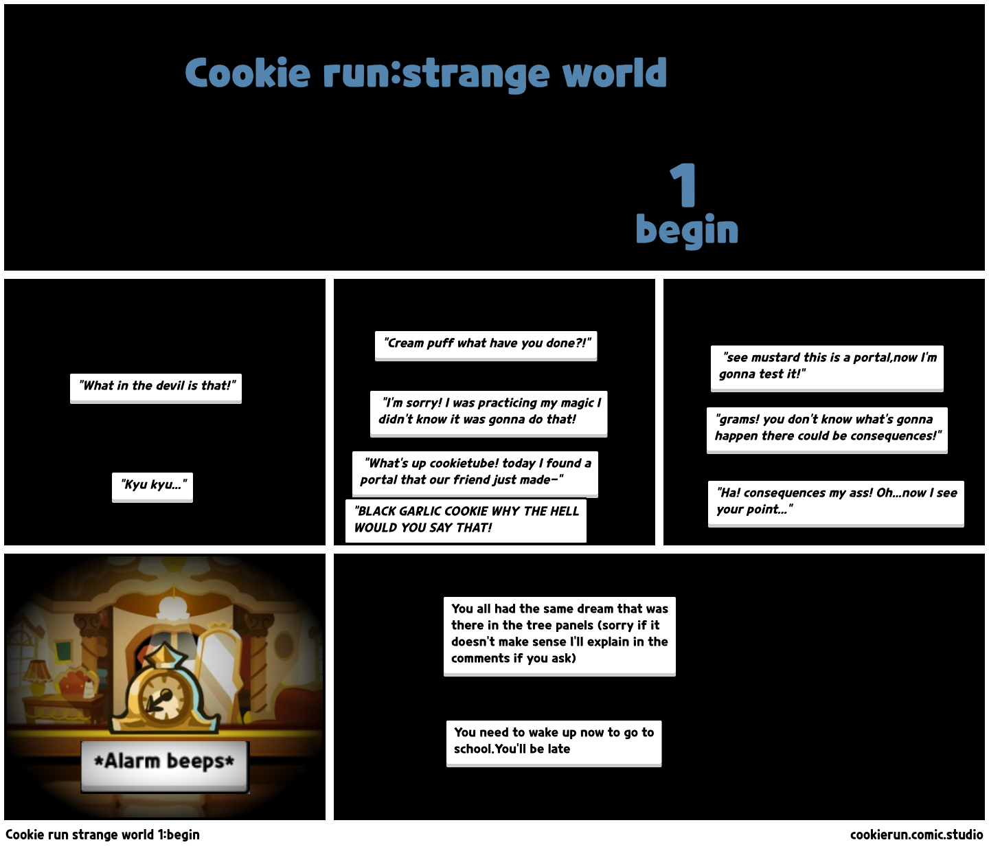 Cookie run strange world 1:begin