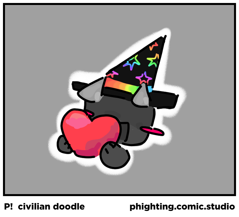 P!  civilian doodle
