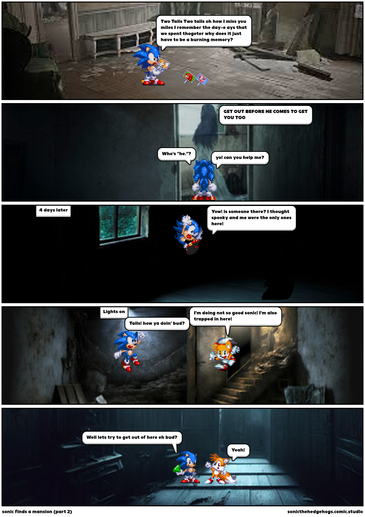 sonic finds a mansion (part 2)